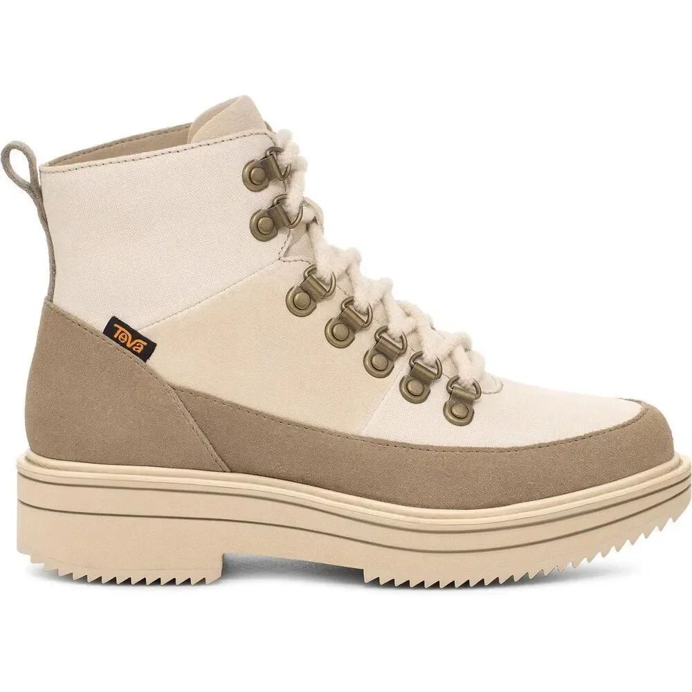 New TEVA Women's Midform Platform Casual Hiking Boots Neutral size 10